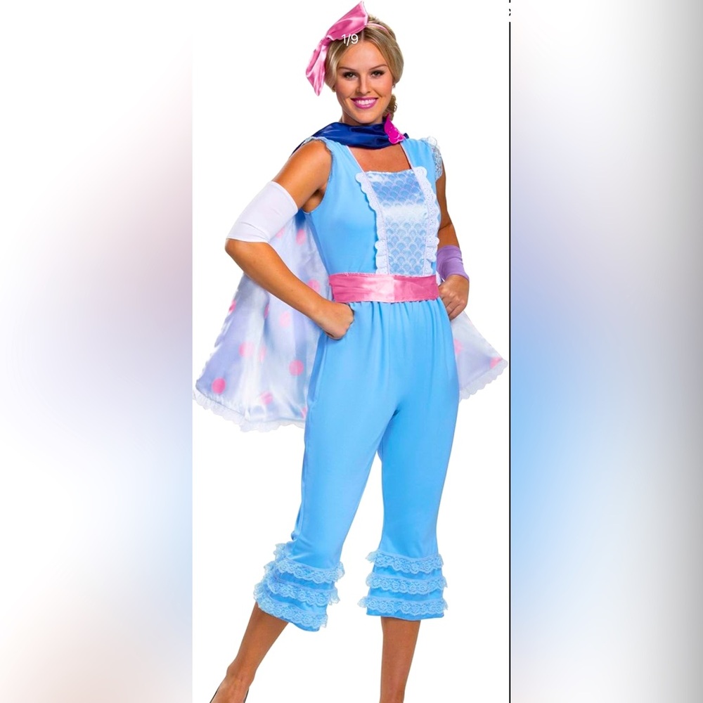 Disguise Women's Bo Peep New Look Deluxe Adult Costume | Size: M (8 - 10)